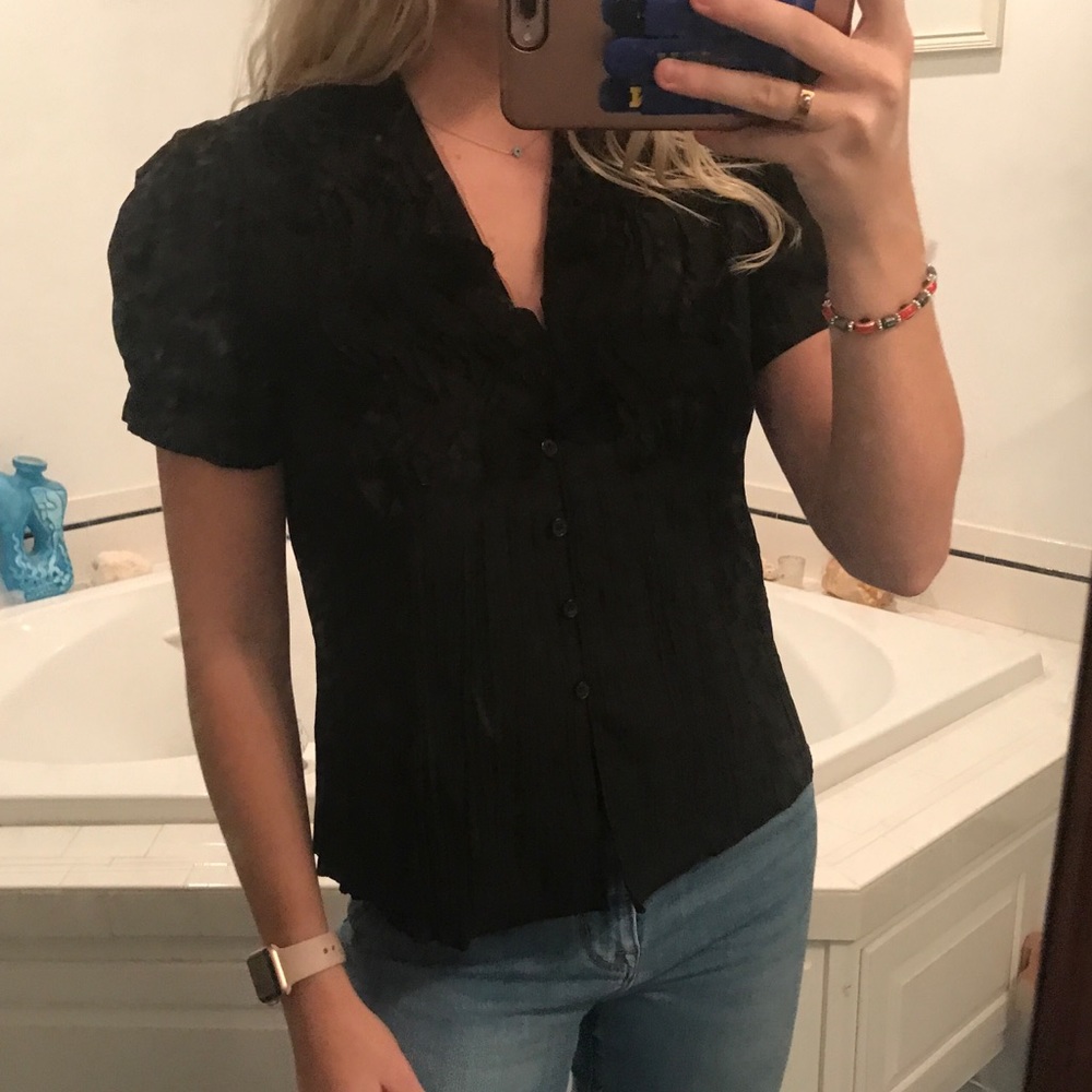 Black dress top